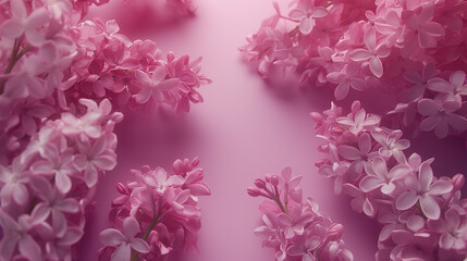 Fototapeta premium Pink lilac.