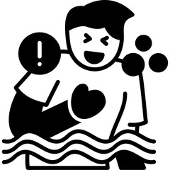 Drowning Feeling Icon