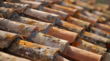 Roof with extensive rust