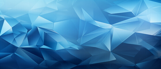 Fototapeta premium High Resolution Blue Polygons Abstract Background