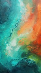 Ariel color acrylic texture abstract painting nature.