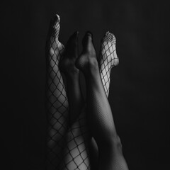 feet in the dark