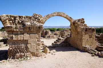 Archaeological Park of Kato Pafos contains the major part of the important ancient Greek and Roman city and is located in Paphos, southwest Cyprus.