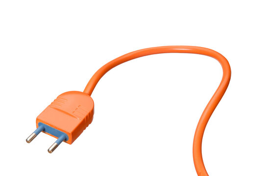 Cable plugin isolated on transparent layered background.
