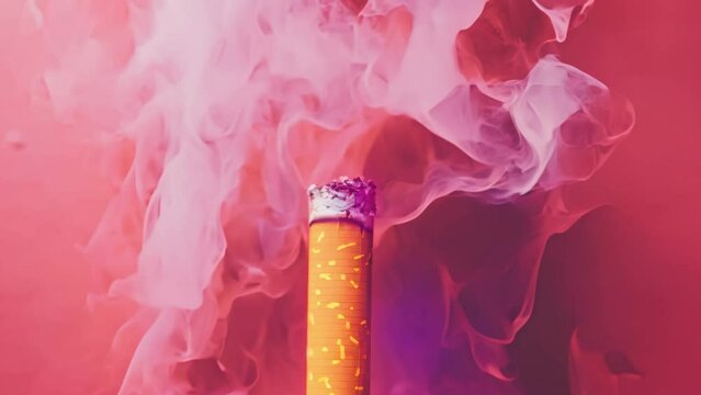 Cigarette smoking is a ticking time bomb for your health. Concept Health Risks, Smoking Prevention, Lung Damage, Nicotine Addiction, Cessation Methods