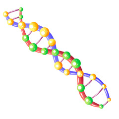 Colorful DNA symbol