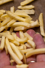 frozen potatoes for deep frying
