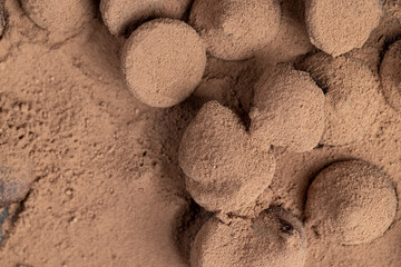 sweet chocolates with natural cocoa and cocoa butter