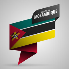 Made in Mozambique graphic and label.