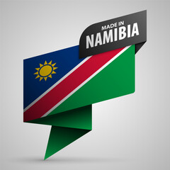 Made in Namibia graphic and label.