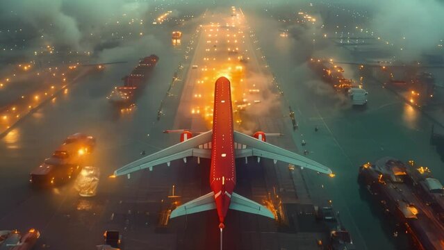 Innovative global logistics network with advanced transportation and warehouse centers. Concept Global Logistics, Transportation Centers, Warehouse Network, Advanced Technology