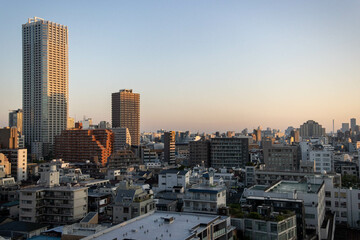 City of Tokyo at Sunrise