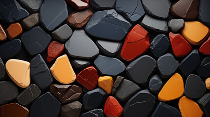 Obraz premium Textured Backgrounds feature stones with unique, intricate details. Each stone in these Textured Backgrounds adds to solid, enduring aesthetic. Textured Backgrounds reflect 