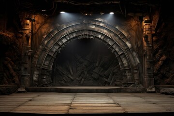 Mine stage architecture light