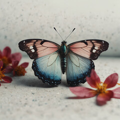 "Fluttering Beauty: Butterfly T-shirt Vector Design"