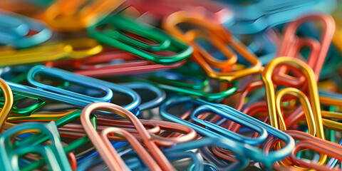 Multicolored Paper Clips Bring Life to Your Desk