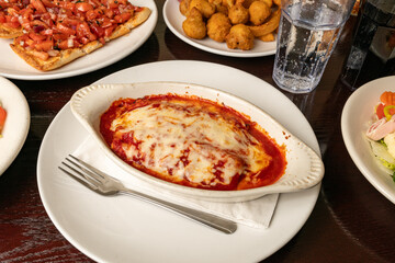 Baked manicotti
