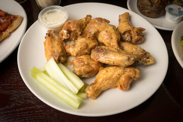 Garlic Parmesan wings