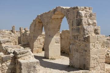 Fototapeta premium Arched Ruins at Kourion Cyprus
