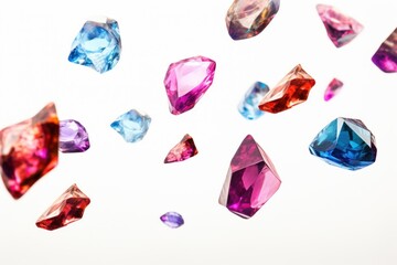 Gemstones amethyst jewelry crystal.
