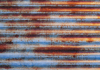 Abstract Rusted galvanized  background or Rusted galvanized sheet texture
