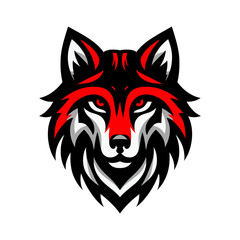 Vector wolf head.
