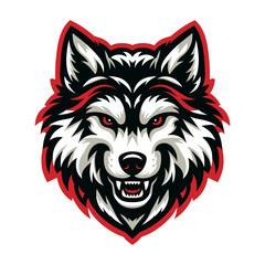 Vector wolf head.