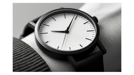 A wristwatch for showcasing custom watch face design. AI generate illustration