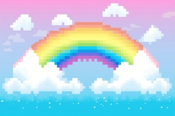 2d is kawaii rainbow backgrounds outdoors graphics.