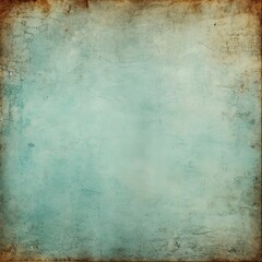 Cyan background paper with old vintage texture antique grunge textured design, old distressed parchment blank empty with copy space for product design