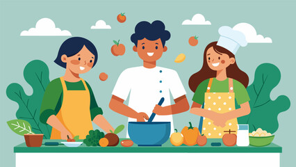 A family cooking competition using only locally sourced and organic ingredients promoting sustainable food choices and supporting local