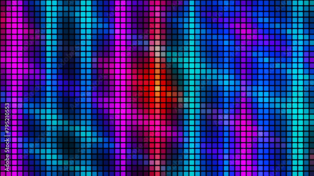Fototapete abstract background from multi-colored squares. abstract gradient background. pixel background for w