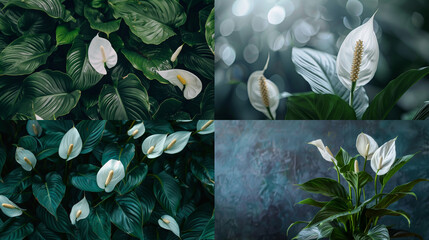 snowdrops in the forest