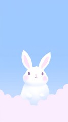Rabbit selfie cute wallpaper cartoon rodent animal.
