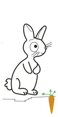 rabbit and carrot