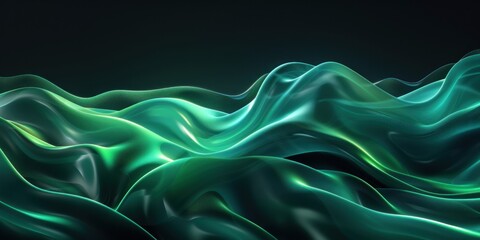 Abstract 3d luxury premium background, colorful flowing curved waves, golden accent, lighting effect - 795223361