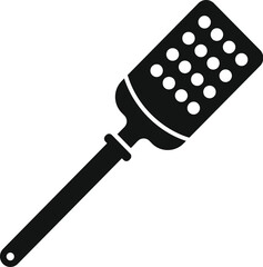 Spatula tool icon simple vector. Grill element. Spoon roast object