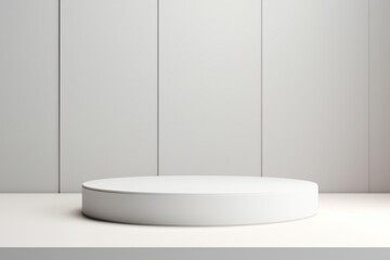 White simplicity porcelain furniture. - obrazy, fototapety, plakaty