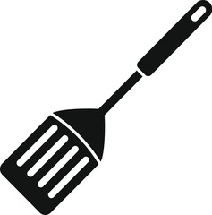 Culinary spatula tool icon simple vector. Cooking accessory. Preparing food