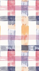 Gray tranquil seamless playful hand drawn kidult woven crosshatch checker doodle fabric pattern cute watercolor stripes background texture blank empty 