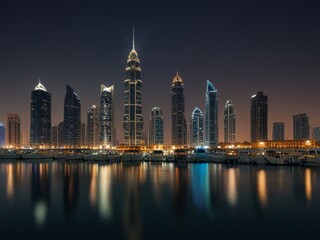 Obraz premium city skyline