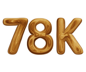 Wooden 78k for followers and subscribers celebration
