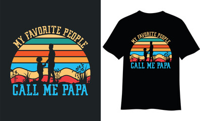 Father's day t-shirt design, Retro vintage t-shirt design