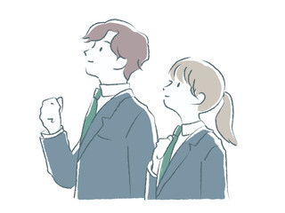 未来を見据える若者