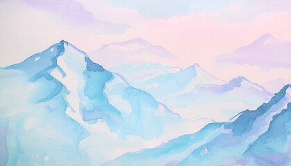 Fototapeta premium Soothing Strokes: Vector Watercolor Art Background