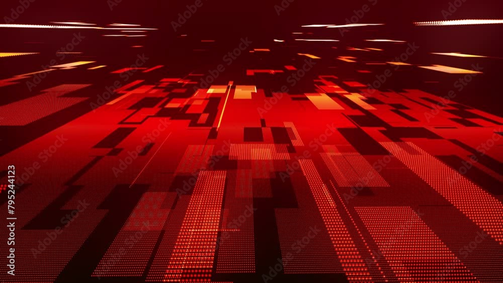Poster futuristic high-tech animation. concept of data transmission in cyberspace. scientific and technical