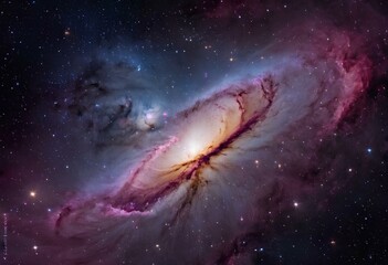 Cosmic space galaxy