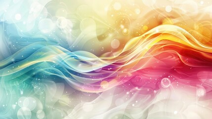 abstract colorful background with waves,Abstract color lines wave design ,Vibrant abstract rainbow wave background for various design projects and artistic creations.