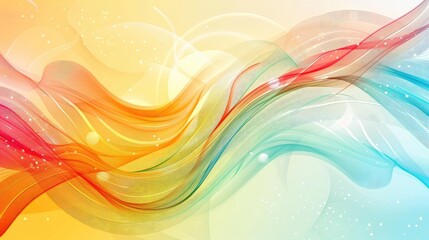 Abstract colorful background with wave,Abstract multicolored smoke on a white background. Design element,Abstract colorful wave lines background for keynote or presentation design on light backdrop
 - obrazy, fototapety, plakaty
