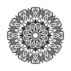 Mandalas for coloring book. Decorative round ornaments. Unusual flower shape. Oriental vector, Anti-stress therapy patterns. Weave design elements. Yoga logos Vector.